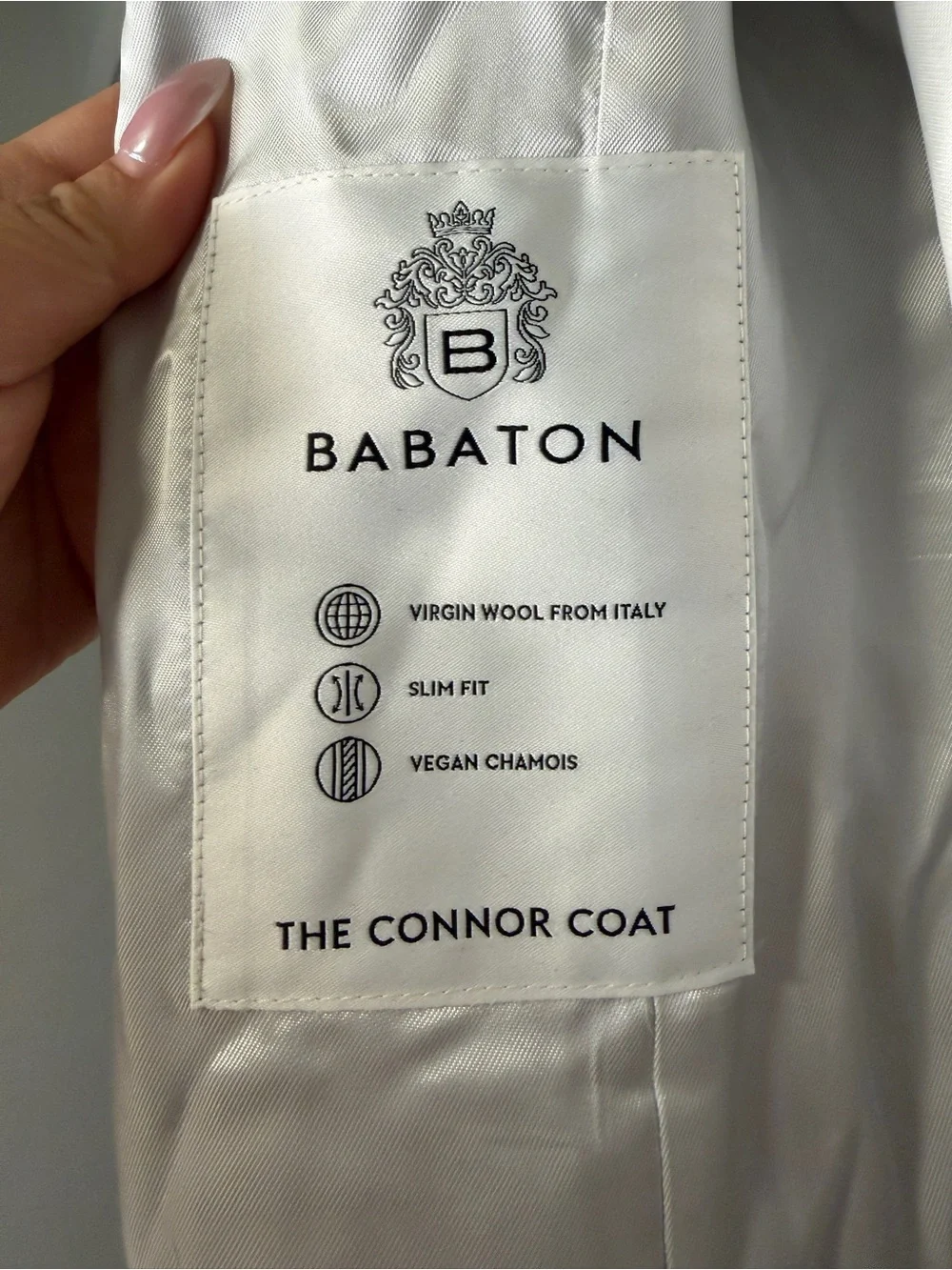 [Brand New] Aritzia Babaton Connor Coat in Light Gray - Picture 13 of 14